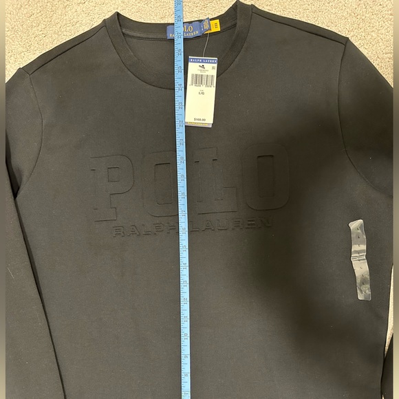 Polo Ralph Lauren Embossed Spell Out Crewneck Sweatshirt Sweater NWT Men’s Large - Picture 7 of 8